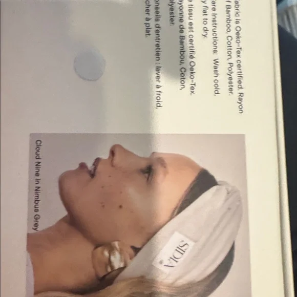 NWT Sidia In the Clouds Headband Ivory